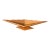 Mid Century Modern Sculpted Walnut Center Piece Bowl For Sale