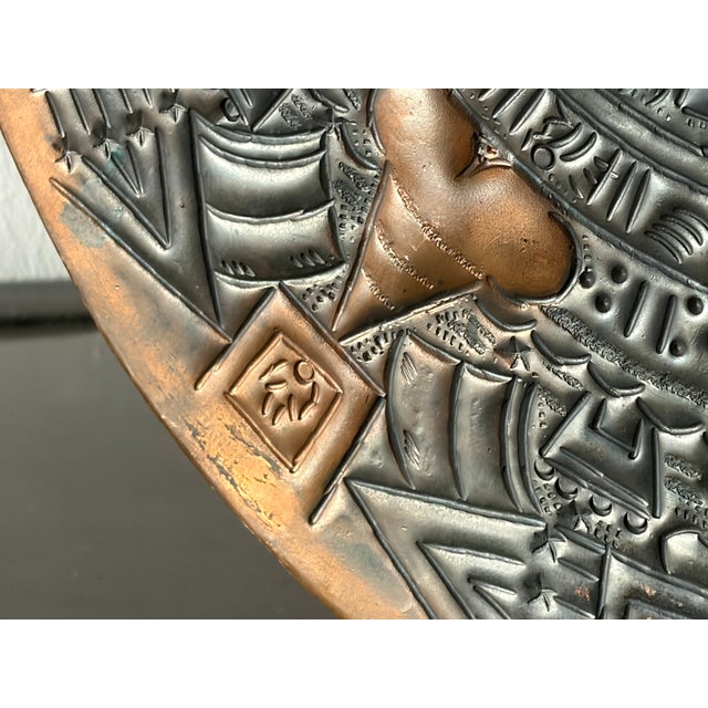 Artistic Wall Relief Piedra Del Sol Aztec Solar Calendar, 1970s For Sale - Image 16 of 18
