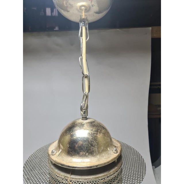 Postmodern Communist Pendant Lamp, Poland, 1970s For Sale - Image 9 of 11