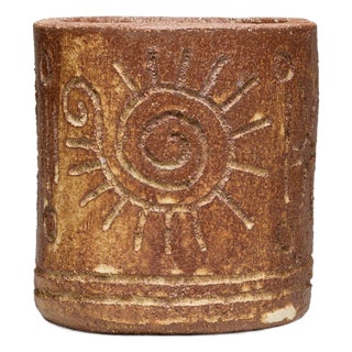 Win Ng Early Brush Pot, Circa 1960 For Sale