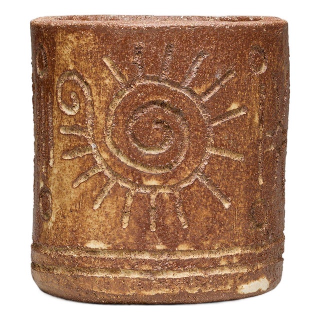 Win Ng Early Brush Pot, Circa 1960 For Sale