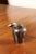 Dark Gray Petite English Electroplated Nickel on Silver Lidded Container with Flame Finial For Sale - Image 8 of 13