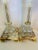 Classical Roman Mid 20th Century Corinthian Column-Style Marble, Glass & Brass Table Lamps - a Pair For Sale - Image 3 of 13