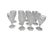 Mid 20th Century Mid 20th Century Fostoria Set of 11 American Clear Wine / Sherry Glasses - 11 pcs For Sale - Image 5 of 17