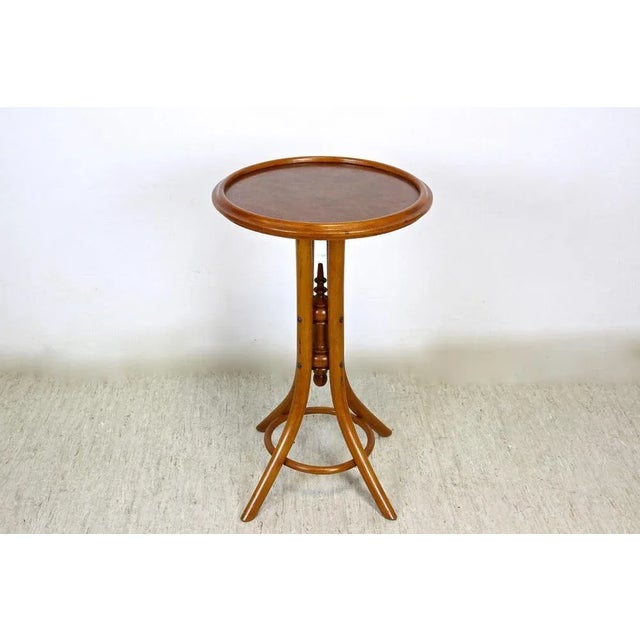 Art Nouveau Bentwood Side Table from Mundus, Austria, 1900s For Sale - Image 5 of 13