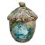 19th Century Majolica Goat Tobacco Jar Onnaing For Sale