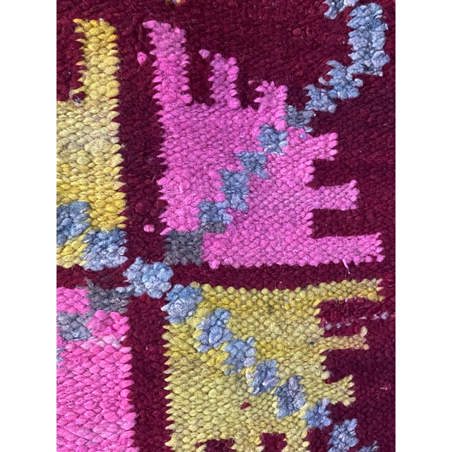 C. 1977 Vintage Peruvian Andean Handwoven Wool Textile Wall Hanging For Sale - Image 10 of 11