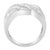 Haus of Brilliance 10K White Gold Diamond Bypass Ring (1 Cttw, H-I Color, I1-I2 Clarity) - Size 7-3/4 For Sale - Image 4 of 6