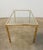 Gold Vintage Mid Century Faux Bamboo Dining Table For Sale - Image 8 of 13