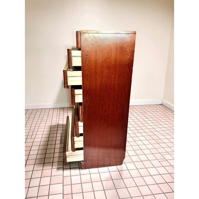 Mid-Century Modern Mid-Century Mahogany Highboard with Jewelry Drawer, West Germany, 1960s For Sale - Image 3 of 4