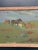 Mid-Century Modern Sigfrid Bengtsson, Horses on the Meadow, Revinge, 1950s, Oil Painting on Panel, Framed For Sale - Image 3 of 13