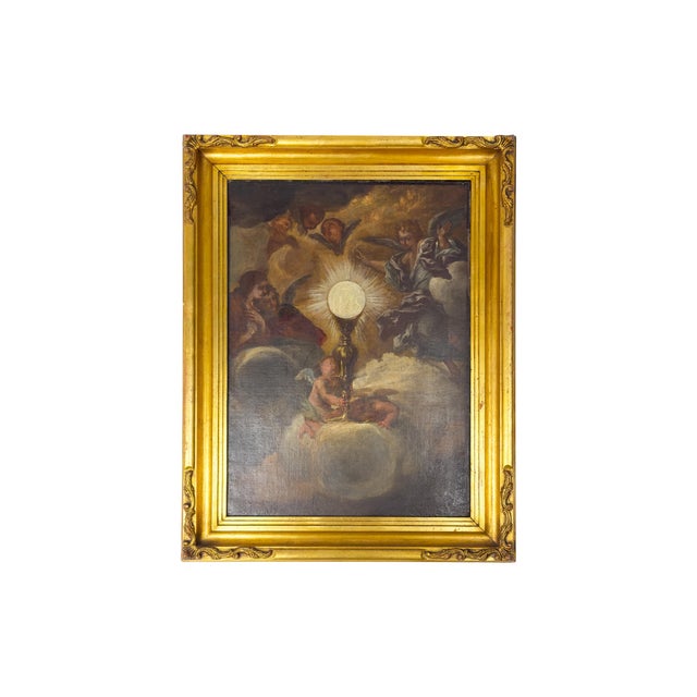 Giovanni Battista Gaulli, Jesus, 1800s, Oil on Canvas, Framed For Sale - Image 7 of 13