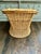 Vintage Braided Wicker Rattan Club Chair For Sale In Kansas City - Image 6 of 6
