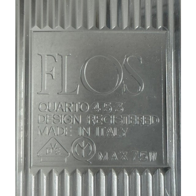 Type 453 Quatro Wall Lamps by Tobia & Afra Scarpa for Flos, Italy, 1970s, Set of 2 For Sale - Image 6 of 7