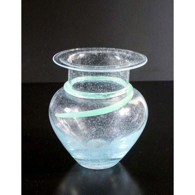 Athena blown glass vase , design monica backstrom for kosta boda . origin sweden period 1980s designer monica backström...