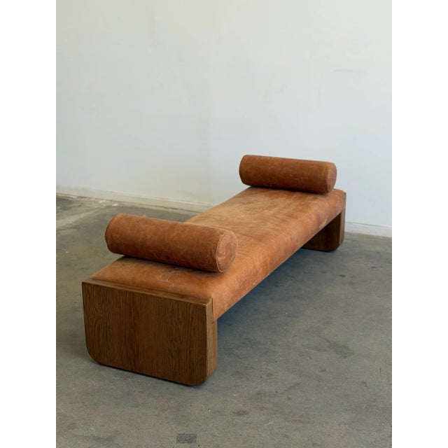La Luna Daybed - In Aged Leather For Sale - Image 4 of 16
