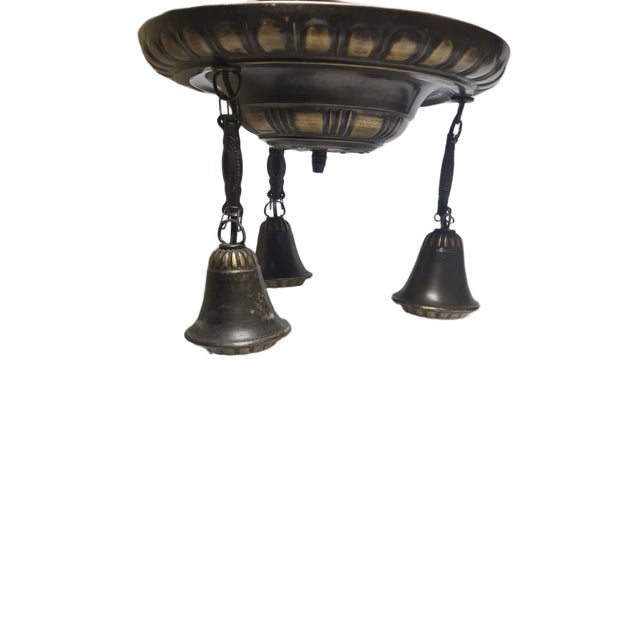 Art Nouveau Chandelier, Austro Hungarian Empire, 1900s For Sale - Image 10 of 10