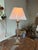 Contemporary Nickel Plated Brass Table Lamp For Sale - Image 3 of 4