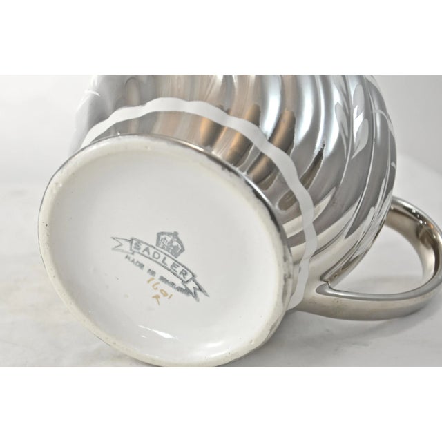 Platinum Luster Sadler English Pitcher For Sale In Chicago - Image 6 of 6