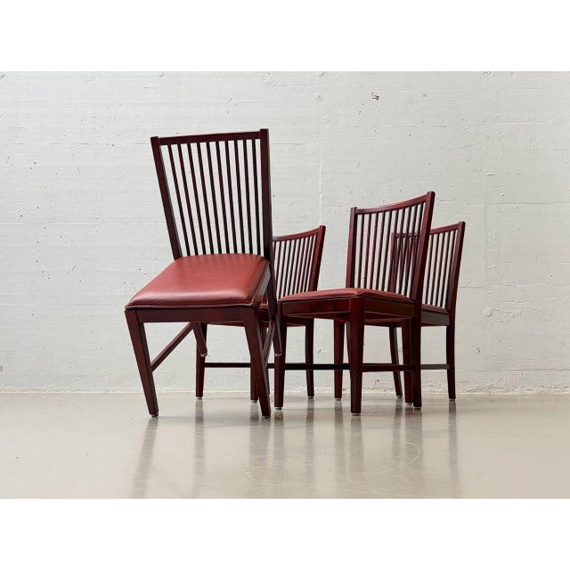 Wood Vintage Stockholm Chairs by Karin Mobring & Tomas Jelinek for Ikea, 1990s, Set of 4 For Sale - Image 7 of 18