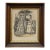 Antique French Victorian La Mode Illustree Paris Fashion Magazine Print 16" For Sale