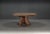 Large Oak Rural Round Coffee Table, 1962 For Sale - Image 10 of 15