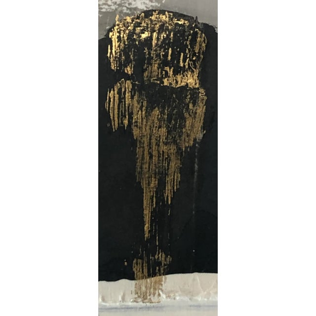 Fortissimo 106 One of a Kind Gold Leaf Painting For Sale - Image 4 of 5