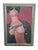 Maroon Vincenzo Marega, Composition 14, Nude, 2026, Giclee Print on Canvas For Sale - Image 8 of 8