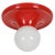 Red Metal Light Ball Wall Lamp by Castiglioni for Flos, Italy, 1970s For Sale - Image 13 of 13