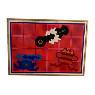 Anthropomorphic Poster by Renato Volpini, 1972 For Sale