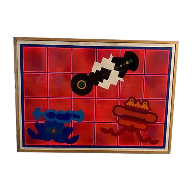 Anthropomorphic Poster by Renato Volpini, 1972 For Sale