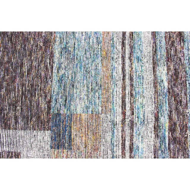 2010s Multi-Colored Modern Design Distressed in Multi Colored & Abstract Modern Design For Sale - Image 5 of 13