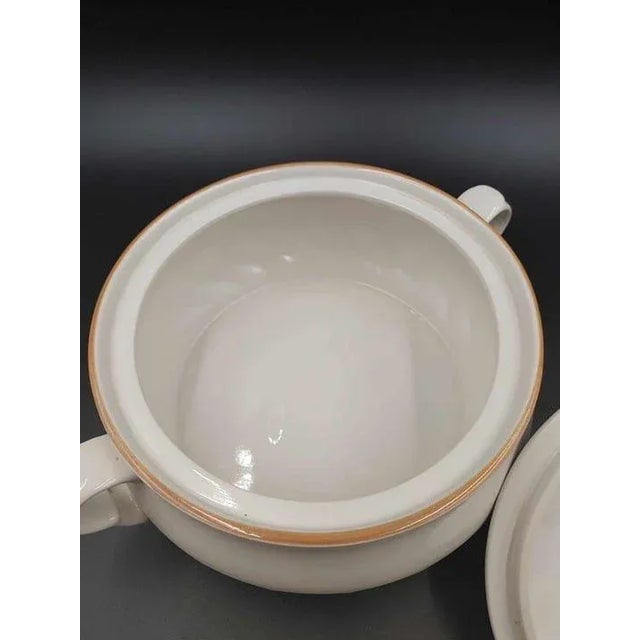 Vintage Hearthside Casserole Dish Sculptura Stoneware Lidded Soup Tureen Japan For Sale - Image 6 of 9