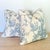 Textile Jasper Tree of Life Pale Blue Pillows - Double Sided Pair For Sale - Image 7 of 7