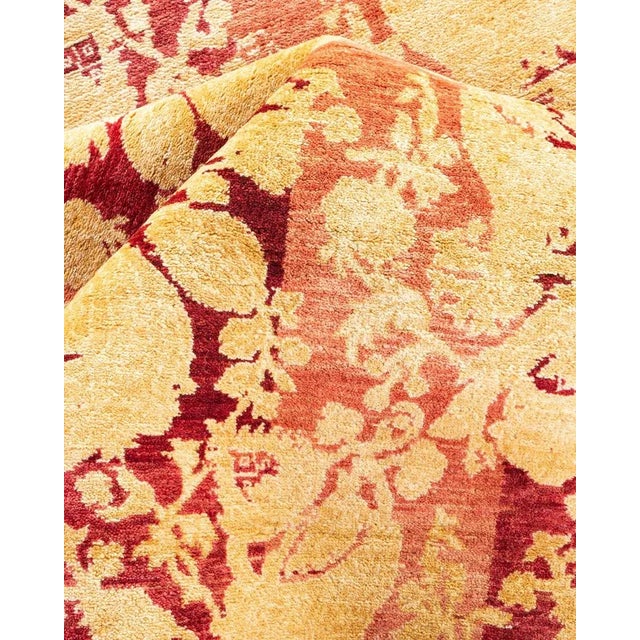 Textile Mogul Collection Hand-Knotted Area Rug - Pink 8' 3" x 10' 7" For Sale - Image 7 of 9