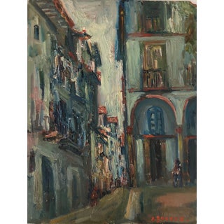Jacques Zucker, street scenery For Sale