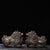 Late 20th Century Pair of Gilt Bronze Figures of Mythical Beasts (Pixiu) For Sale - Image 5 of 9