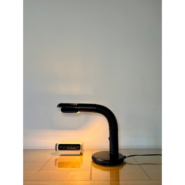 Mid-Century Modern Vintage Space Age Table Lamp by Targetti Sankey, 1974 For Sale - Image 3 of 12