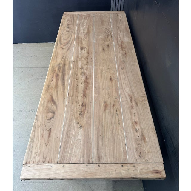 1920s Farmhouse Dining Table, 1920 For Sale - Image 5 of 16