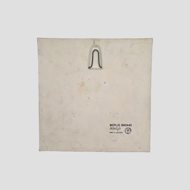 Ceramic Wall Relief by Börje Skohg for Gustavsberg, Sweden, 1960s For Sale - Image 4 of 9
