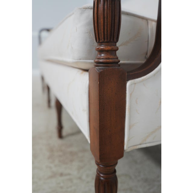 Ethan Allen Georgian Court Upholstered Sofa For Sale - Image 15 of 18