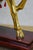 Vintage Chinese Gold Plated Jeweled Tang Horse Sculpture Statue 10" For Sale - Image 14 of 16