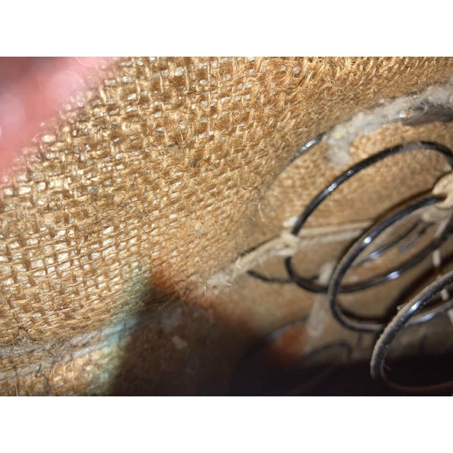 Mid-20th Century Aqua Velvet Couch For Sale - Image 10 of 12