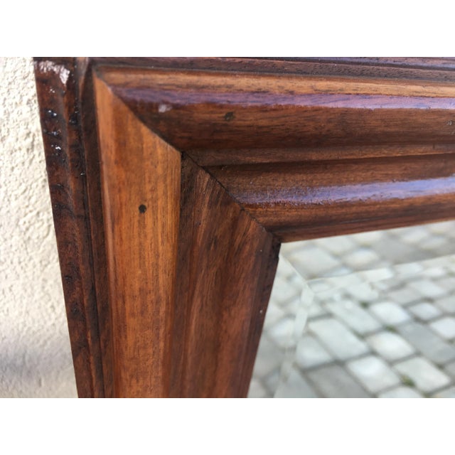 Vintage Empire Style Walnut Mirror For Sale - Image 12 of 15