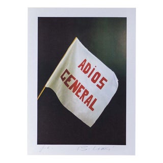 Bettino Craxi, Adios General, Lithograph, 1989 For Sale