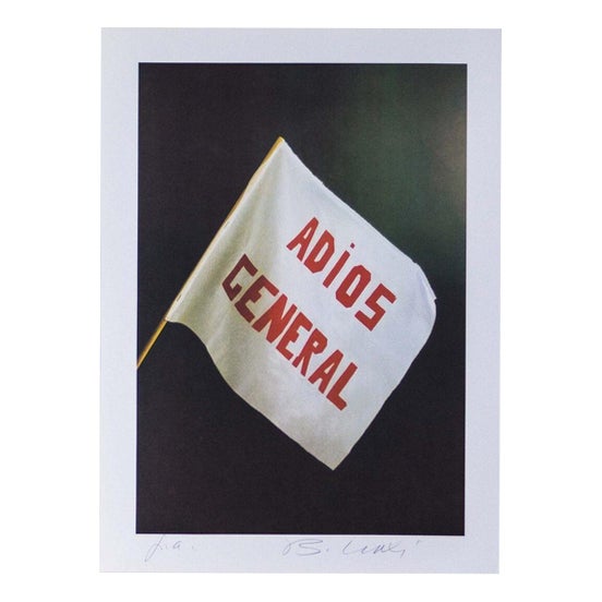 Bettino Craxi, Adios General, Lithograph, 1989 For Sale