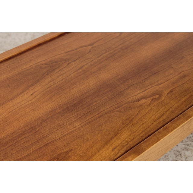 Stickley Highlands Mission Cherry 2 Drawer Sofa Table For Sale - Image 12 of 18