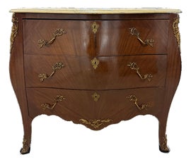 Example of Antique Bronze Finish Dressers and Chests of Drawers