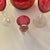 Cranberry Glass Decanter 6 Port Glasses and Shot Glass Stopper For Sale - Image 4 of 14