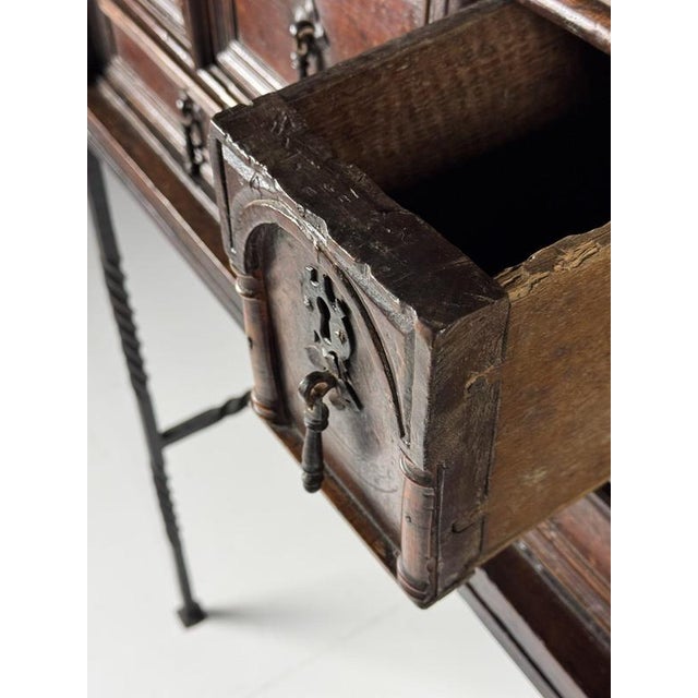 Antique Spanish Vargueño, 1700 For Sale - Image 16 of 18